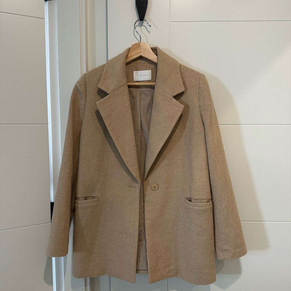 OAK + FORT Classic Beige Blazer